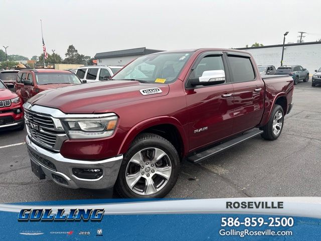 Delmonico Red Pearlcoat 2021 RAM 1500 Pickup Truck Four-Wheel Drive 8-Speed Automatic