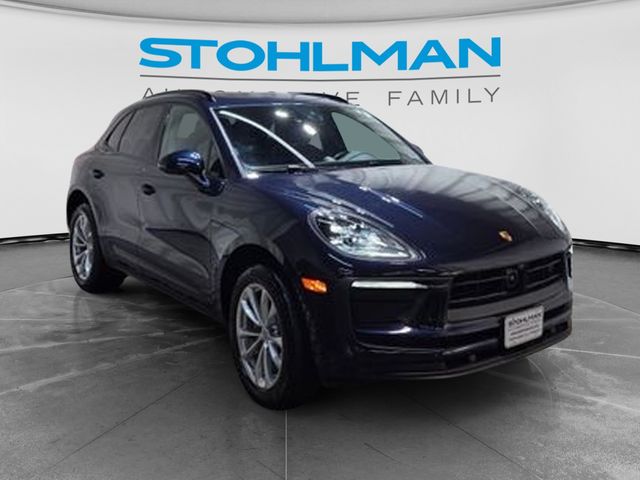 Blue 2023 Porsche Macan AWD SUV / Crossover All-Wheel Drive 7-Speed Automatic