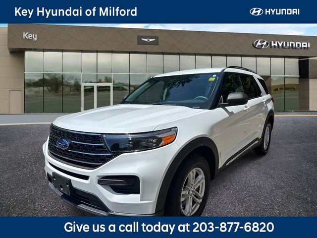 Oxford White 2020 Ford Explorer SUV / Crossover All-Wheel Drive Automatic