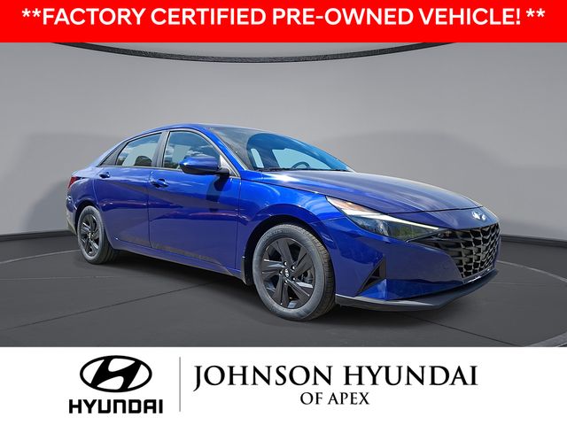 Intense Blue 2022 Hyundai Elantra Sedan Front-Wheel Drive Continuously Variable Transmission