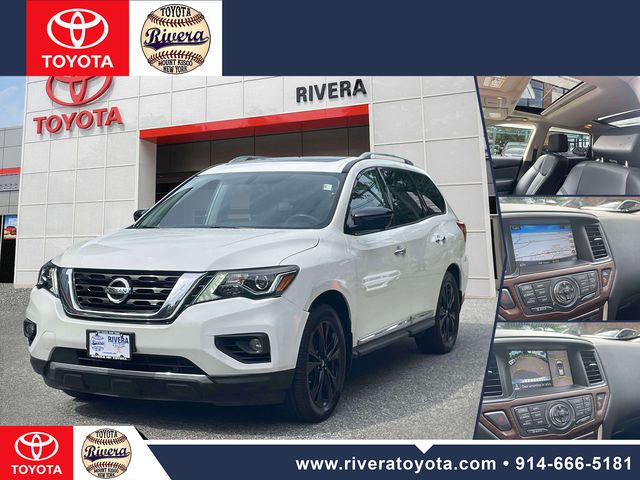 Pearl White 2017 Nissan Pathfinder SUV / Crossover Four-Wheel Drive Continuously Variable Transmission