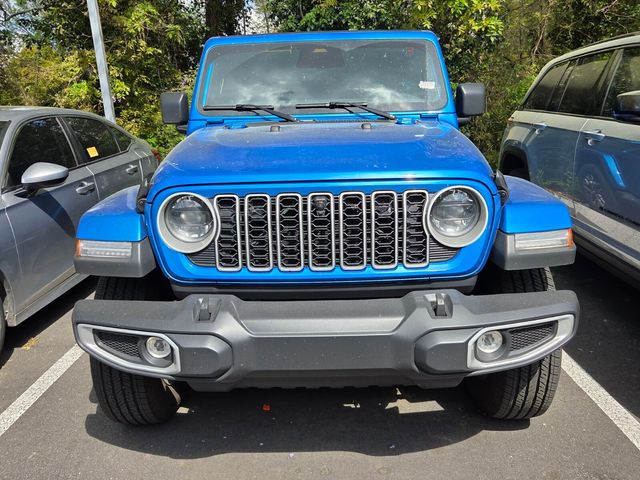 Used 2025 Blue Jeep Sahara image 2