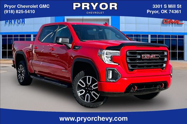 Red 2021 GMC Sierra 1500 Pickup Truck Four-Wheel Drive Automatic