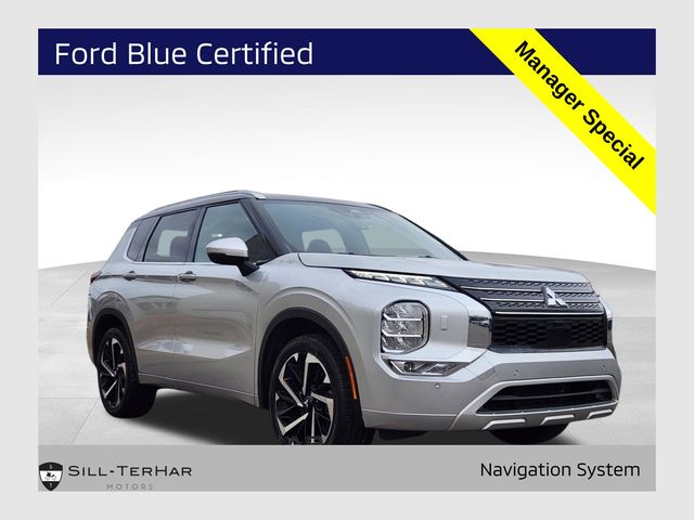 Silver 2023 Mitsubishi Outlander SEL S-AWC SUV / Crossover All-Wheel Drive Continuously Variable Transmission