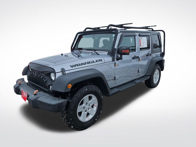 Billet Silver Metallic Clearcoat 2018 Jeep Wrangler JK Unlimited Sport 4WD SUV / Crossover Four-Wheel Drive 5-Speed Automatic
