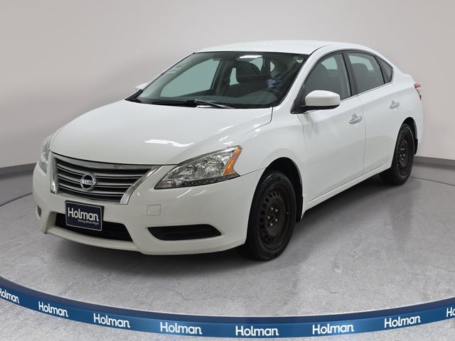 White (Fresh Powder) 2015 Nissan Sentra Sedan Front-Wheel Drive Continuously Variable Transmission