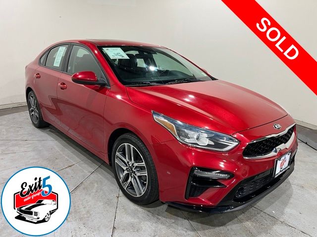 Currant Red 2019 Kia Forte Sedan Front-Wheel Drive Continuously Variable Transmission