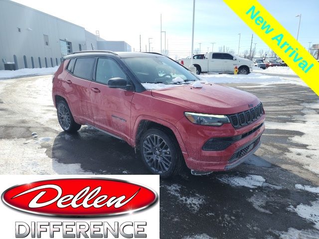 Redline Pearlcoat 2023 Jeep Compass High Altitude 4WD SUV / Crossover Four-Wheel Drive 8-Speed Automatic
