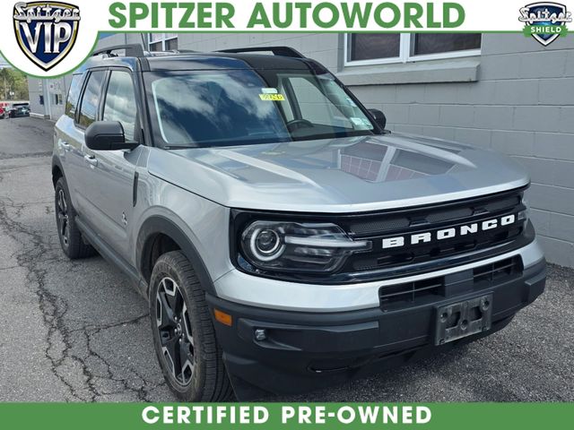 Silver Metallic 2021 Ford Bronco Sport Outer Banks AWD SUV / Crossover All-Wheel Drive 8-Speed Automatic