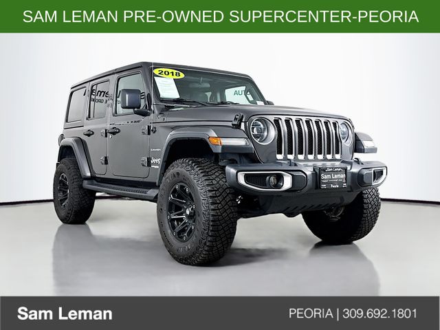 Gray (Granite Crystal Metallic Clearcoat) 2018 Jeep Wrangler SUV / Crossover Four-Wheel Drive 6-Speed Manual
