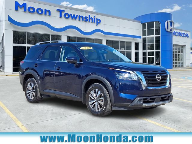 Deep Ocean Blue Pearl 2022 Nissan Pathfinder SL 4WD SUV / Crossover All-Wheel Drive 9-Speed Automatic
