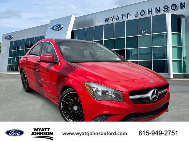 Red 2014 Mercedes-Benz CLA 250 4MATIC Sedan All-Wheel Drive 7-Speed Automatic