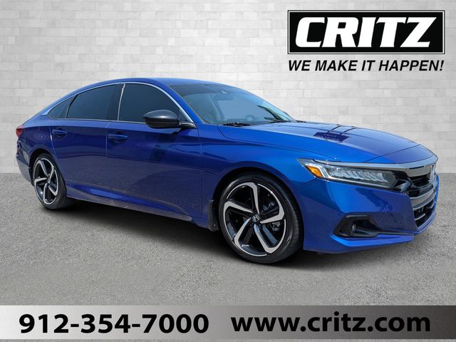 Still Night Pearl 2021 Honda Accord Sedan Front-Wheel Drive Continuously Variable Transmission