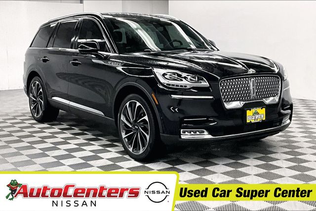 Infinite Black Metallic 2020 Lincoln Aviator Reserve AWD SUV / Crossover All-Wheel Drive 10-Speed Automatic