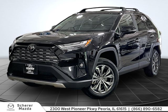 Midnight Black Metallic 2025 Toyota RAV4 Hybrid Limited AWD SUV / Crossover All-Wheel Drive Continuously Variable Transmission