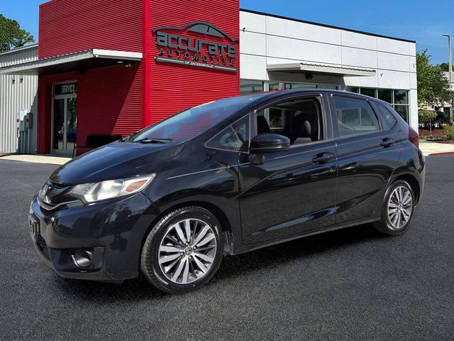 Black 2016 Honda Fit EX Hatchback Front-Wheel Drive Continuously Variable Transmission