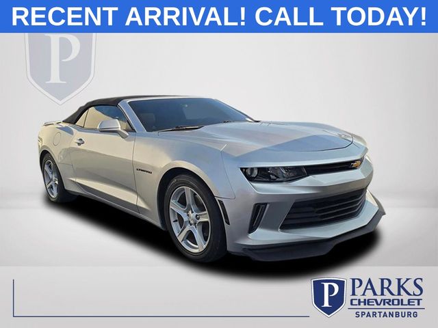 Silver Ice Metallic 2018 Chevrolet Camaro Convertible Rear-Wheel Drive 8-Speed Automatic