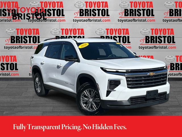 Summit White 2026 Chevrolet Traverse SUV / Crossover Four-Wheel Drive 8-Speed Automatic