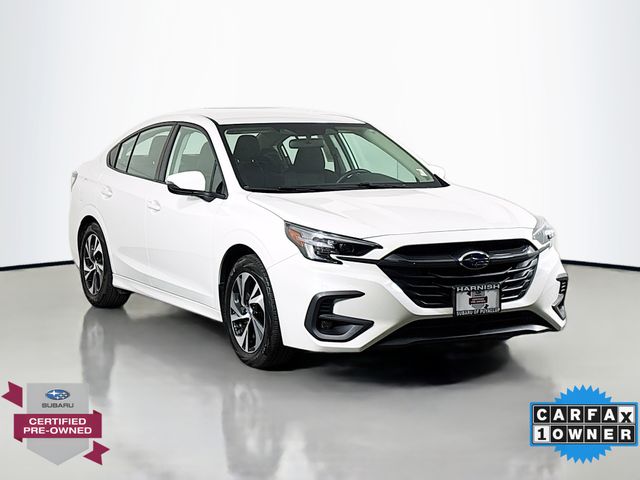Crystal White Pearl 2025 Subaru Legacy Premium AWD Sedan All-Wheel Drive Continuously Variable Transmission