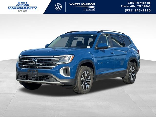Blue 2025 Volkswagen Atlas SUV / Crossover Front-Wheel Drive 8-Speed Automatic