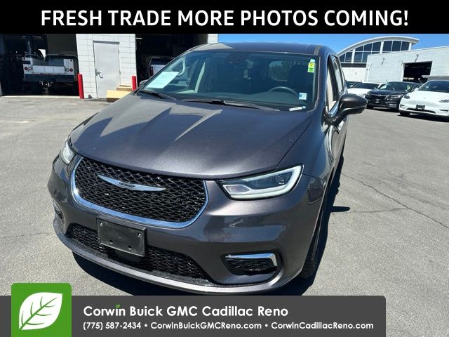 Gray (Granite Crystal Metallic Clearcoat) 2023 Chrysler Pacifica Minivan All-Wheel Drive 9-Speed Automatic