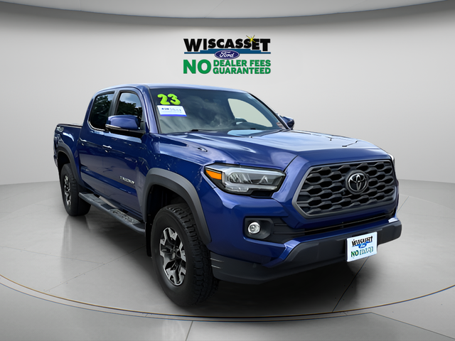 Blue 2023 Toyota Tacoma Pickup Truck Four-Wheel Drive 6-Speed Automatic