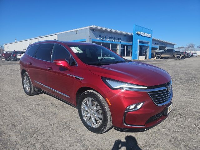 Cherry Red Tintcoat 2022 Buick Enclave SUV / Crossover Four-Wheel Drive 9-Speed Automatic