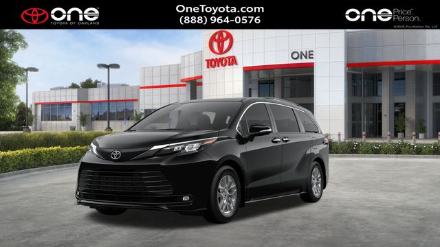 Black 2026 Toyota Sienna Minivan All-Wheel Drive Continuously Variable Transmission