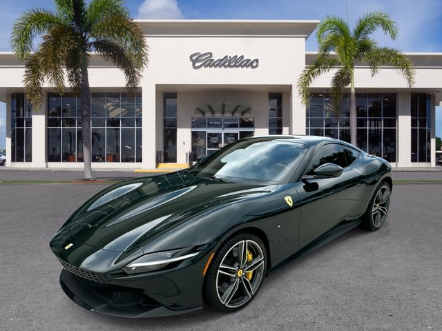 Green 2023 Ferrari Roma Coupe Rear-Wheel Drive 8-Speed Manual
