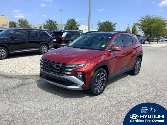Red 2025 Hyundai Tucson Hybrid SUV / Crossover All-Wheel Drive 6-Speed Automatic