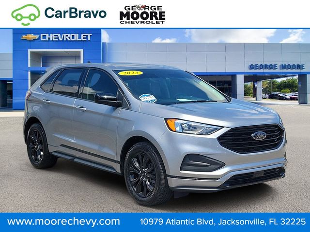 Silver Metallic 2023 Ford Edge SUV / Crossover All-Wheel Drive 8-Speed Automatic