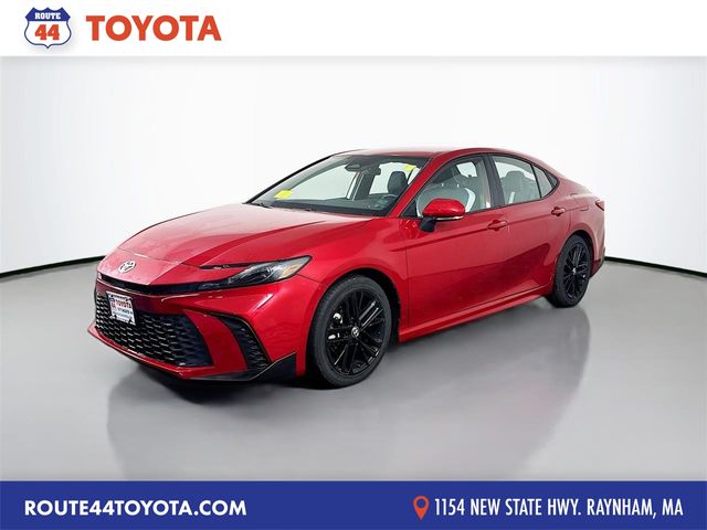 Supersonic Red 2025 Toyota Camry SE FWD Sedan Front-Wheel Drive Continuously Variable Transmission