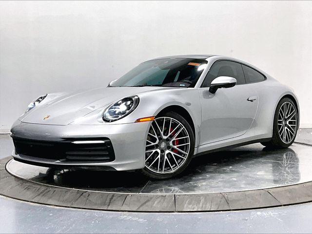 GT Silver Metallic 2024 Porsche 911 Carrera 4S Coupe AWD Coupe All-Wheel Drive 8-Speed Automatic