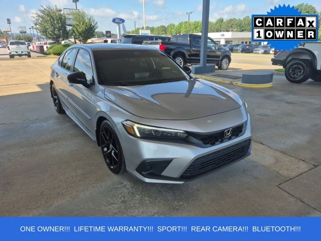 Gray 2022 Honda Civic Hatchback Hatchback Front-Wheel Drive Continuously Variable Transmission