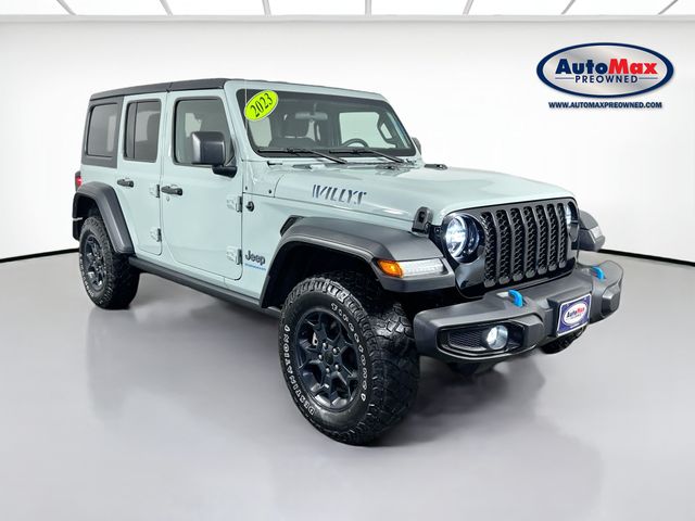 Earl Clearcoat 2023 Jeep Wrangler 4xe Willys 4WD SUV / Crossover Four-Wheel Drive 8-Speed Automatic