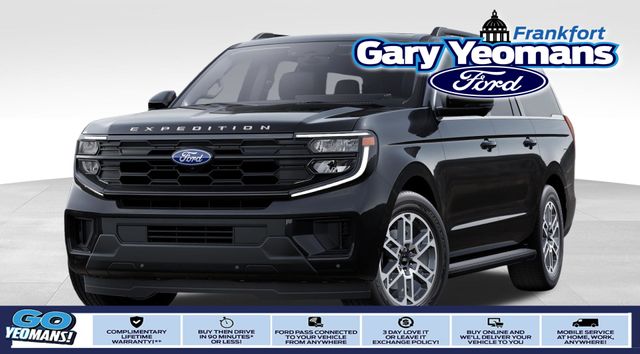 Agate Black Metallic 2025 Ford Expedition MAX Active 4WD SUV / Crossover Four-Wheel Drive Automatic