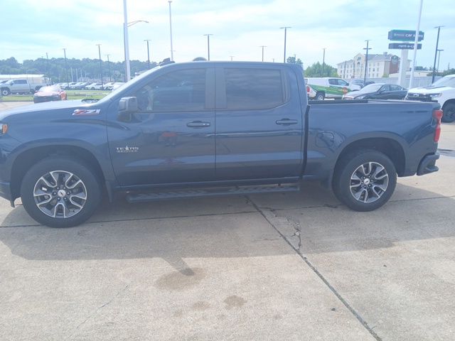 Northsky Blue Metallic 2020 Chevrolet Silverado 1500 RST Crew Cab 4WD Pickup Truck Four-Wheel Drive 8-Speed Automatic