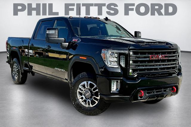 Black (Ebony Twilight Metallic) 2022 GMC Sierra 3500HD Pickup Truck Four-Wheel Drive Automatic