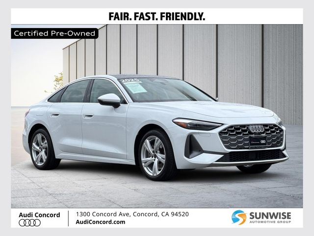 Glacier White Metallic 2025 Audi A5 Sedan All-Wheel Drive Automatic