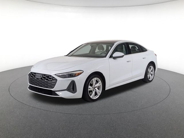 Glacier White Metallic 2025 Audi A5 Sedan All-Wheel Drive 7-Speed Automatic