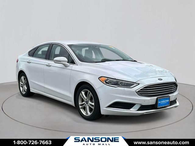 Oxford White 2018 Ford Fusion Sedan Front-Wheel Drive 6-Speed Automatic