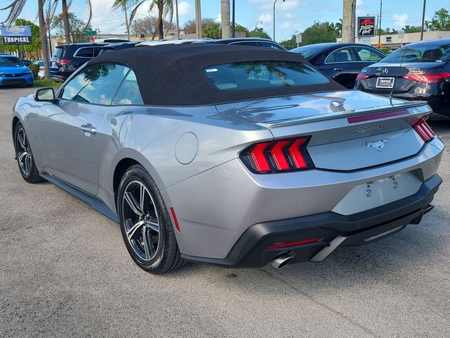 Silver Metallic 2024 Ford Mustang EcoBoost Premium Convertible RWD Convertible Rear-Wheel Drive Automatic
