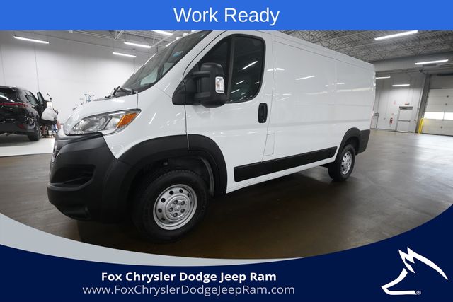 Bright White Clearcoat 2023 RAM ProMaster Van Front-Wheel Drive 9-Speed Automatic