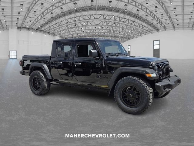 Black Clearcoat 2020 Jeep Gladiator Sport Crew Cab 4WD Pickup Truck Four-Wheel Drive 8-Speed Automatic