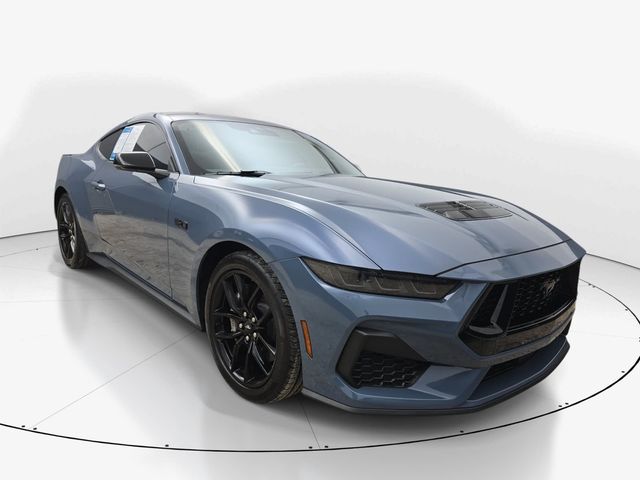 Vapor Blue 2024 Ford Mustang Coupe Rear-Wheel Drive 6-Speed Manual