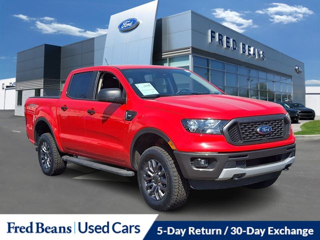 Race Red 2022 Ford Ranger XLT SuperCrew 4WD Pickup Truck Four-Wheel Drive Automatic
