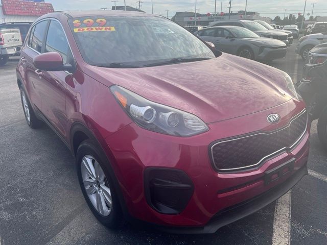 Hyper Red 2018 Kia Sportage SUV / Crossover Front-Wheel Drive 6-Speed Automatic Overdrive