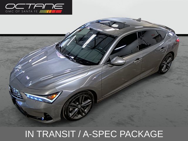 Gray 2024 Acura Integra FWD with A-SPEC Package Sedan Front-Wheel Drive Continuously Variable Transmission
