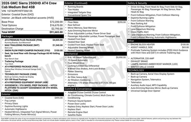 2026 GMC Sierra 2500HD AT4 - Image 4