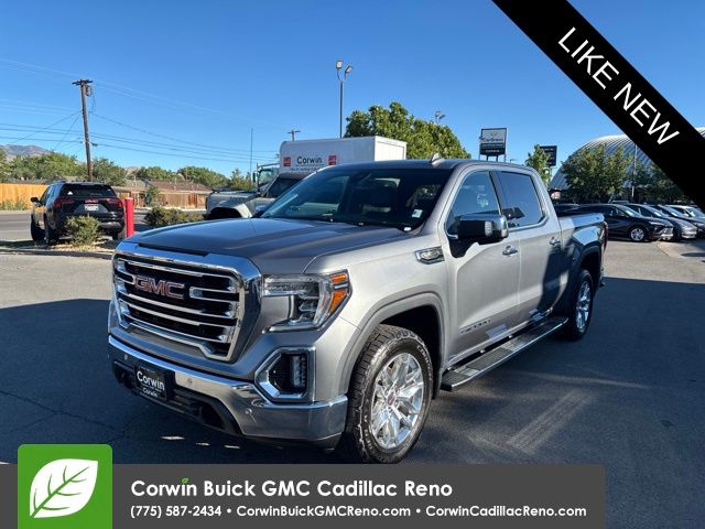Gray (Satin Steel Metallic) 2021 GMC Sierra 1500 Pickup Truck Four-Wheel Drive Automatic